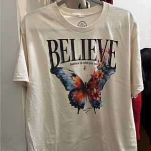 New DOM Beige Graphic T-Shirt